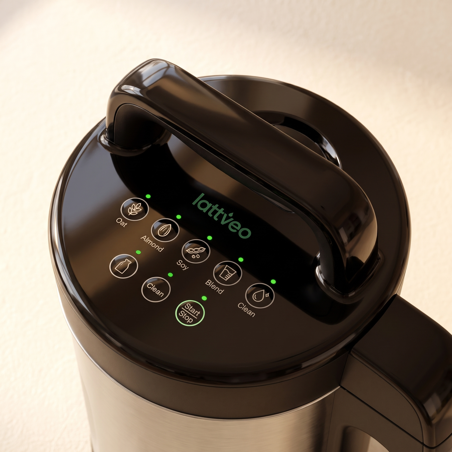 Lattveo One control panel close-up with one-button programs